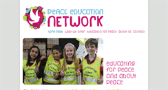 Desktop Screenshot of peace-education.org.uk